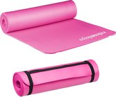 Relaxdays 2x yogamat dik - sportmat - workout matje - jogamat - joga matje - roze