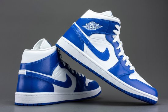 Nike Air Jordan 1 Mid White Hyper Royal White Kentucky Bq6472 104 Eur 37 5 Bol Com Nike Air Jordan 1 Mid White Hyper Royal White Kentucky Bq6472 104 Eur 37 5 Bol Com