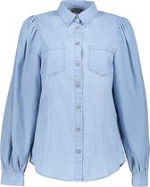 Geisha Blouse Jeans Blouse Pleads 23000 10 Light Blue Denim Dames Maat - M