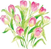 PPD - Tulip Bouquet - Papieren lunch servetten