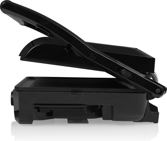 Tristar Contactgrill XL GR-2868 - Panini Grill XL - 29 x 24 cm - Tosti-ijzer 180⁰ te openen - Tafel Grill 2200 Watt - Zwevend deksel - Anti-aanbaklaag - Zwart