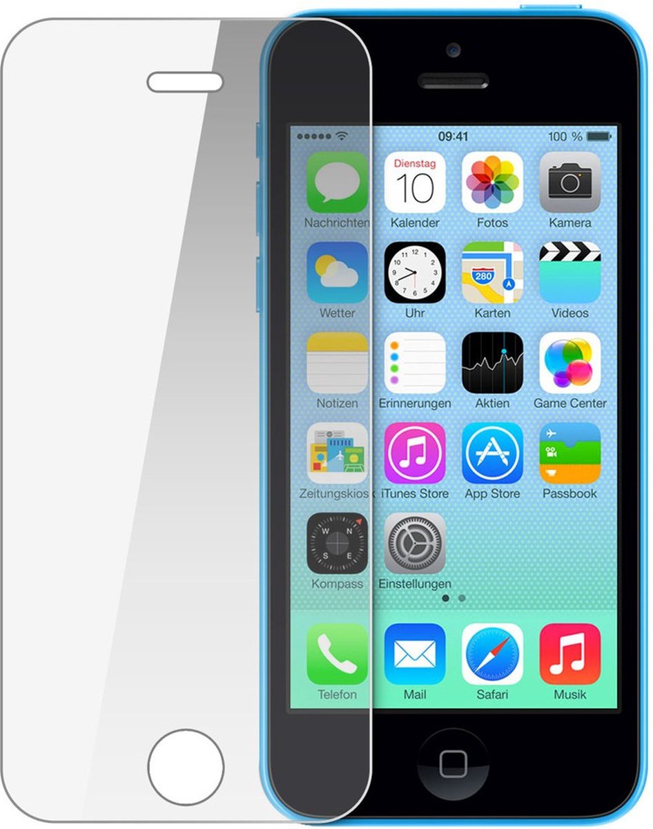 LuxeBass Screenprotector geschikt voor iPhone SE (2016) - glas scherm - bescherming