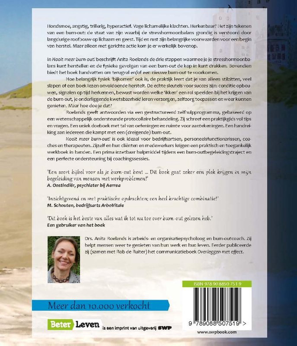 Nooit meer burn-out! - back cover