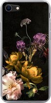 Geschikt voor iPhone SE 2020 hoesje - Bloem - Patronen - Planten - Siliconen Telefoonhoesje