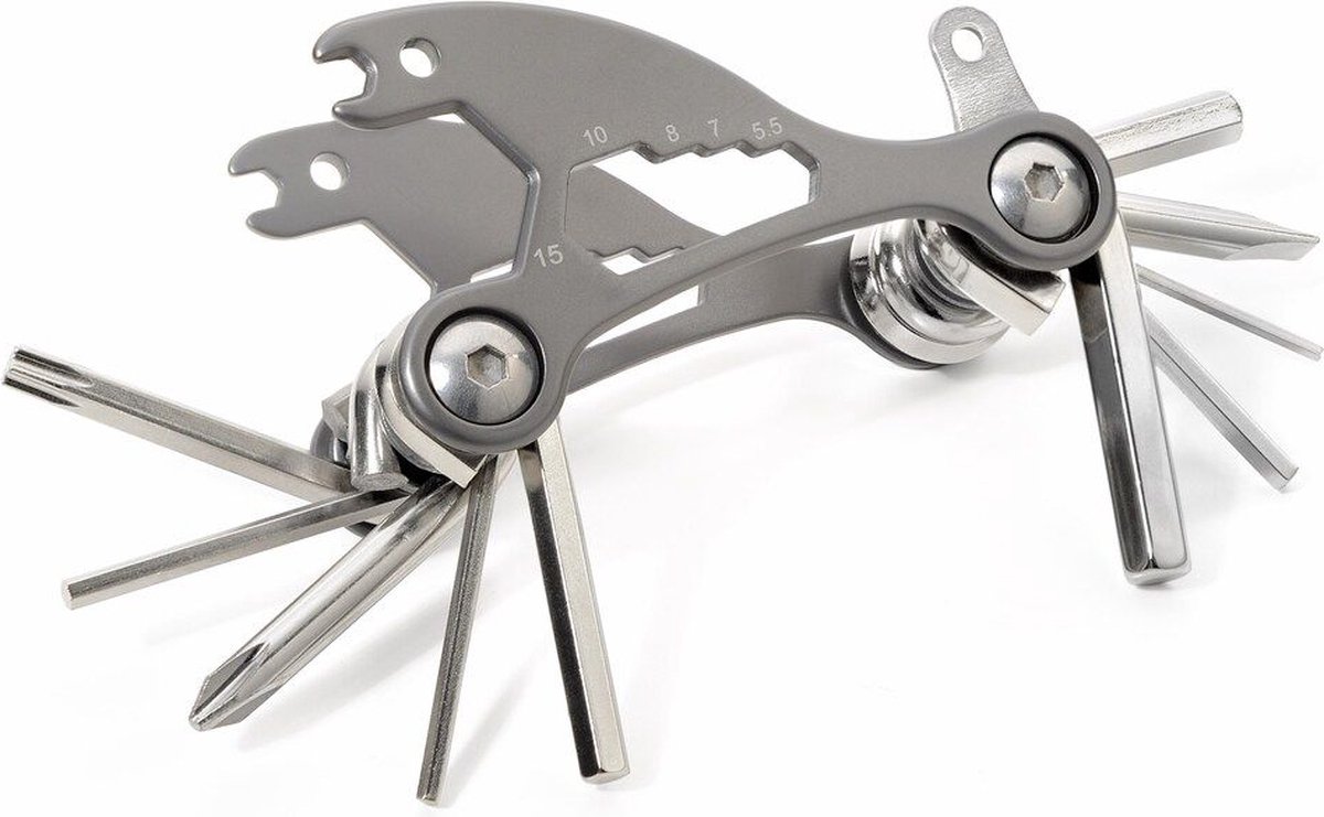 Troika Bike Multitool voor fietsen, 18 verschillende functies.