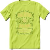 80 Jaar Legendarisch Gerijpt T-Shirt | Mos - Ivoor | Grappig Verjaardag en Feest Cadeau Shirt | Dames - Heren - Unisex | Tshirt Kleding Kado | - Groen - 3XL