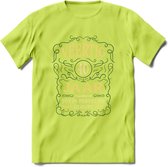 40 Jaar Legendarisch Gerijpt T-Shirt | Mos - Ivoor | Grappig Verjaardag en Feest Cadeau Shirt | Dames - Heren - Unisex | Tshirt Kleding Kado | - Groen - 3XL