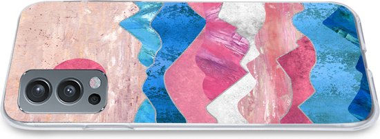 OnePlus Nord 2 5G - Pride - Transgenre - Marbre - Coque en Siliconen