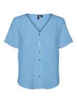 VERO MODA  Falalu SS Shirt Wvn Blue Bell BLAUW M