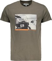 Haze & Finn T-shirt Tee Egevang X Hf Ma 0006  Forest Night Mannen Maat - S