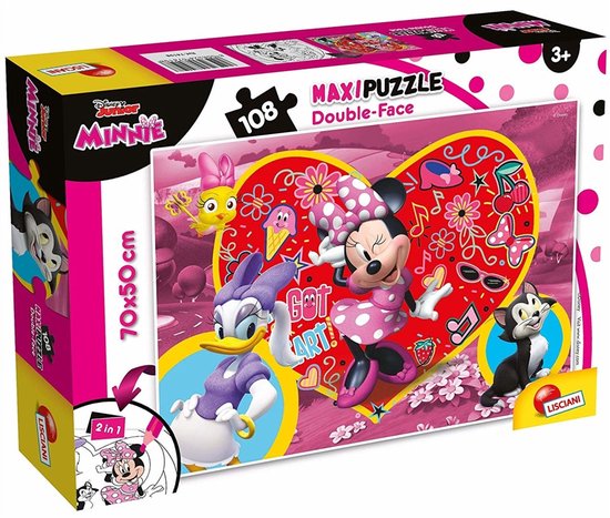 Lisciani disney puzzle df maxi floor 108 minnie | bol