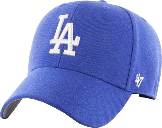 47 Brand Los Angeles Dodgers Cap B-MVP12WBV-RYG, Unisexe, Blauw, Casquette, taille : Taille unique