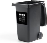 Container sticker Thuis - Spreuken - Liefde - 40x40 cm - Kliko sticker