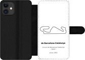 Bookcase Geschikt voor iPhone 11 telefoonhoesje - Circuit - F1 - Barcelona - Met vakjes - Wallet case met magneetsluiting - Cadeau voor man