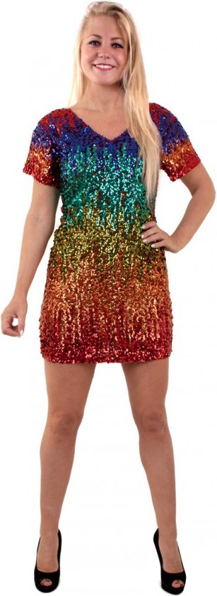 een Lieve Grazen Brazilie & Samba Kostuum | Oogverblindende Glitter Regenboog Jurk Vrouw |  Small |... | bol.com