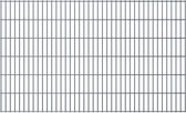 Decoways - Dubbelstaafmatten 2,008x1,23 m 4 m (totale lengte) grijs