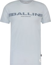 Ballin Amsterdam -  Heren Slim Fit    T-shirt  - Blauw - Maat M