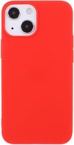 Peachy Slim TPU hoesje voor iPhone 13 - rood