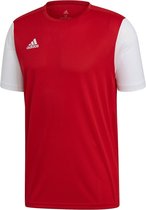 adidas Estro 19  Sportshirt - Maat 152  - Mannen - rood/wit