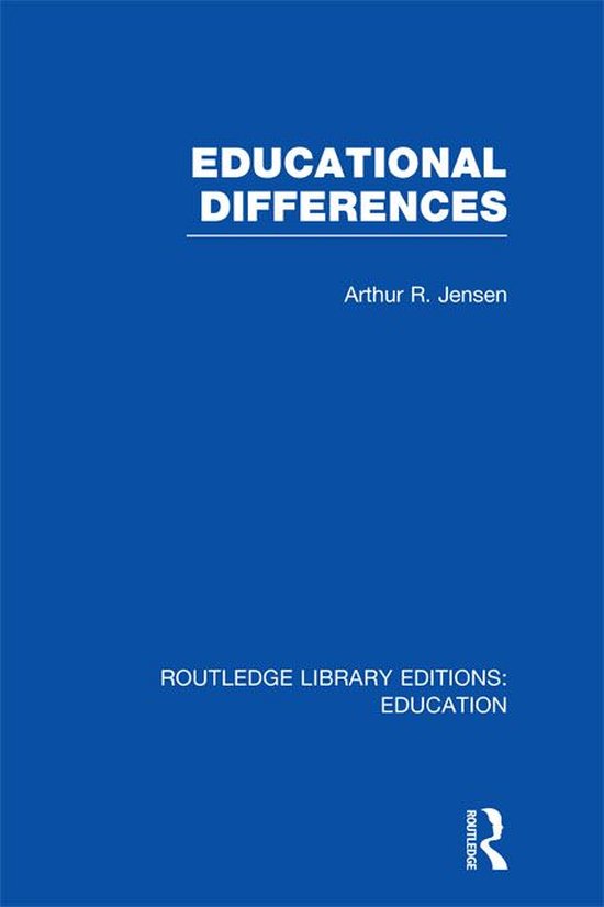 Educational Differences (Rle Edu L) - cover