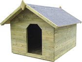vidaXL Hondenhok met opklapbaar dak FSC geïmpregneerd grenenhout