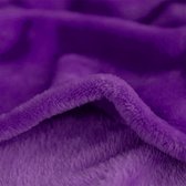 Fleece deken - 180x200cm - Paars - Extra Zacht - Knuffeldeken - Warmte deken - Plaid