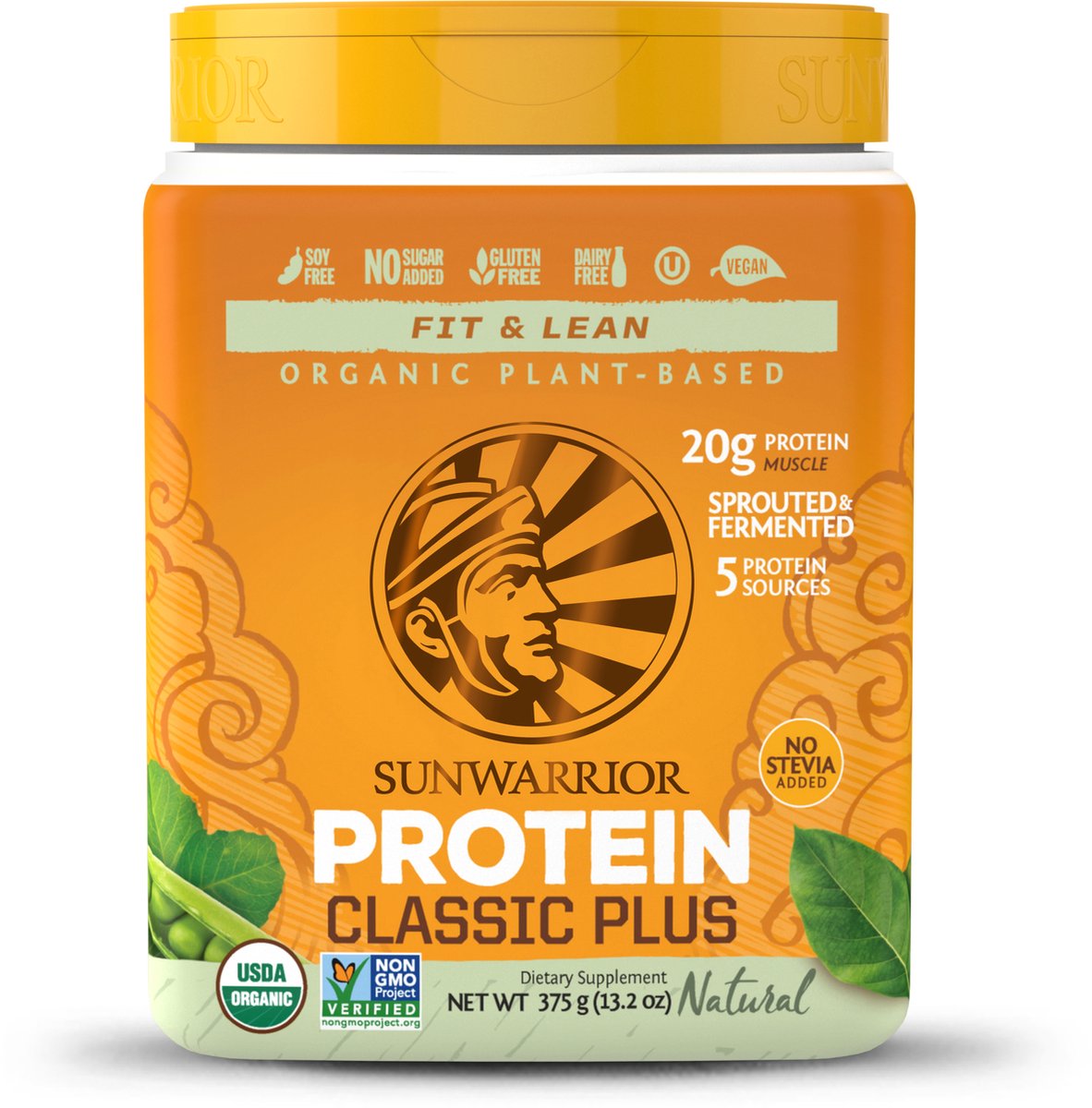 Sunwarrior Proteïne Classic Plus Eiwitshake - Naturel - 375 gram