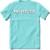 Knuffeltje - Valentijn T-Shirt | Grappig Valentijnsdag Cadeautje voor Hem en Haar | Dames - Heren - Unisex | Kleding Cadeau | - Licht Blauw - XXL