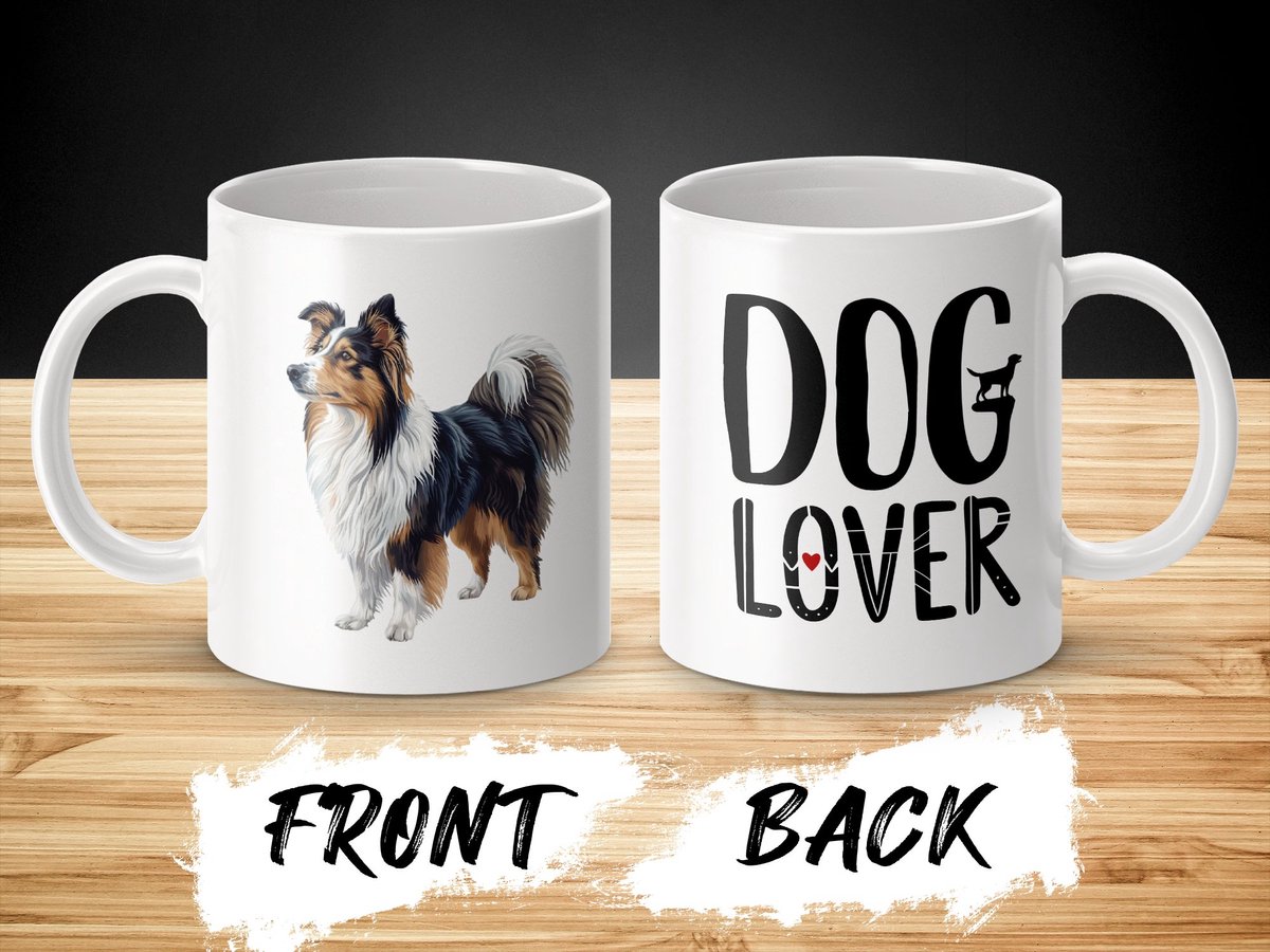 Mok Shetland Sheepdog dog hond/ dog lover