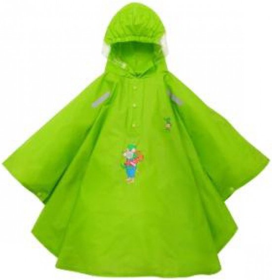 Willex Kikker Poncho Maat 116/122 - Groen (Cape)