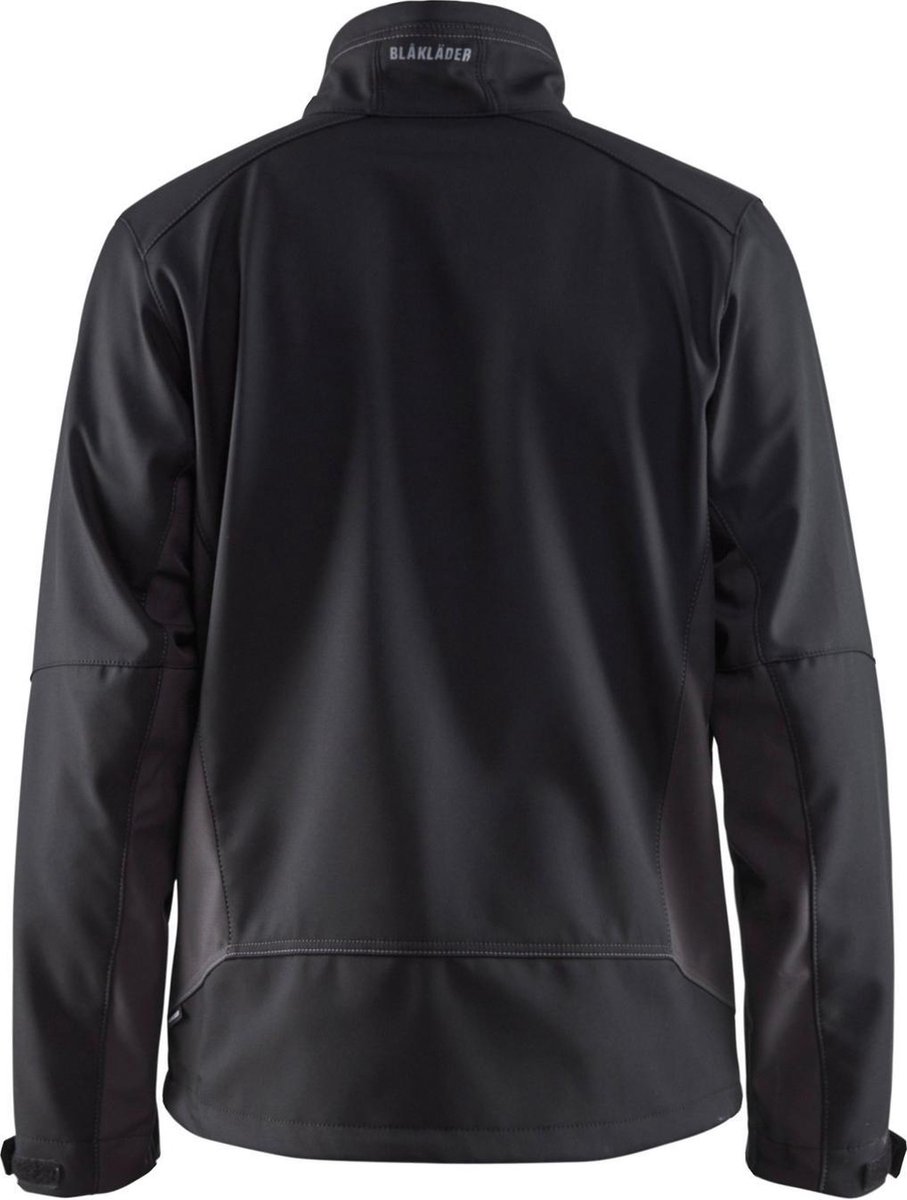 Blaklader Softshell Jack 4950-2516 - Mannen - Zwart/Grijs - 3XL