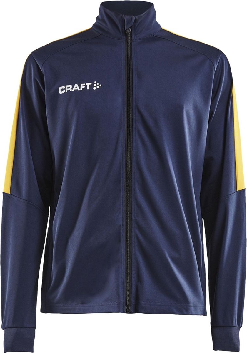 840x1200.jpg Craft Progress Polyestervest Heren - Marine / Geel | Maat: XL - Afbeelding 1