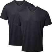 DANISH ENDURANCE T-Shirt voor Heren- V-Neck- Zwart- XL