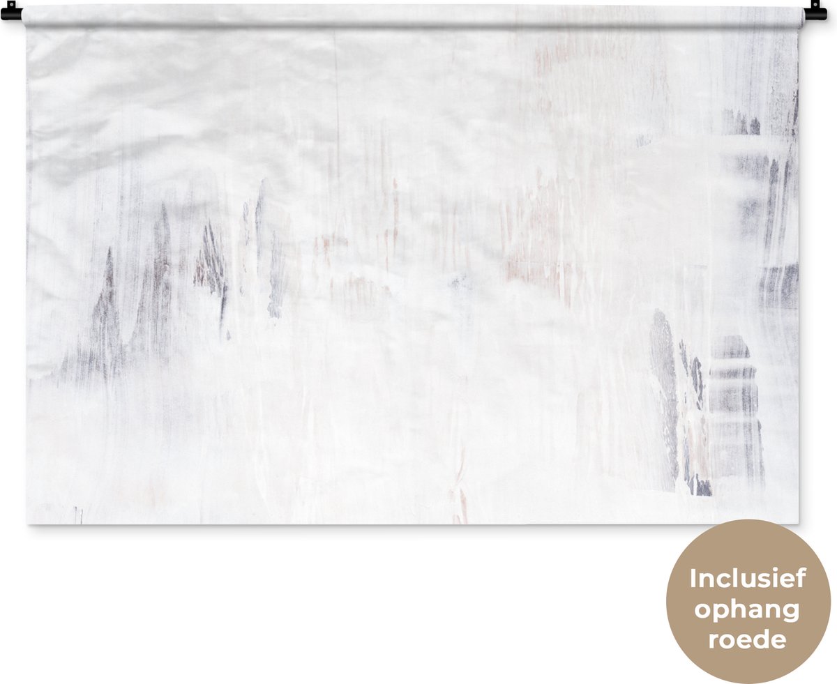 Wandkleed - Wanddoek - Acrylverf - Verf - Design - 150x100 cm - Wandtapijt