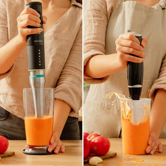 Cecotec 03963 blender Staafmixer 1500 W Zwart, Roestvrijstaal van Cecotec — afbeelding 2