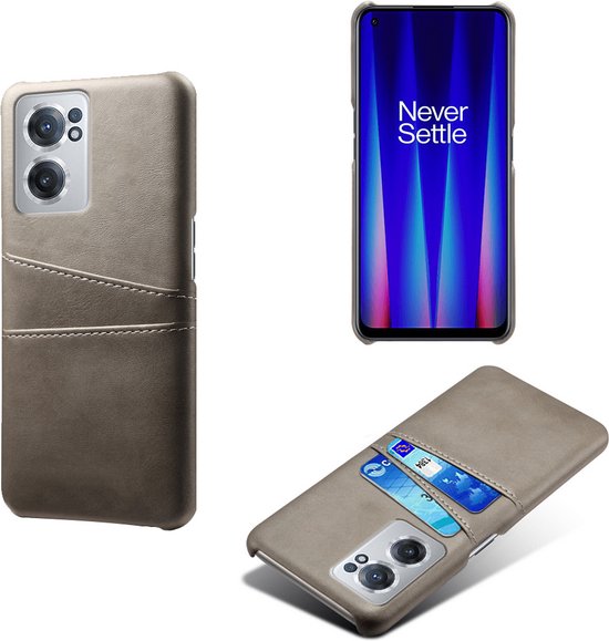 Étui ProGuard OnePlus Nord CE 2 Slim en cuir avec porte-cartes Grijs