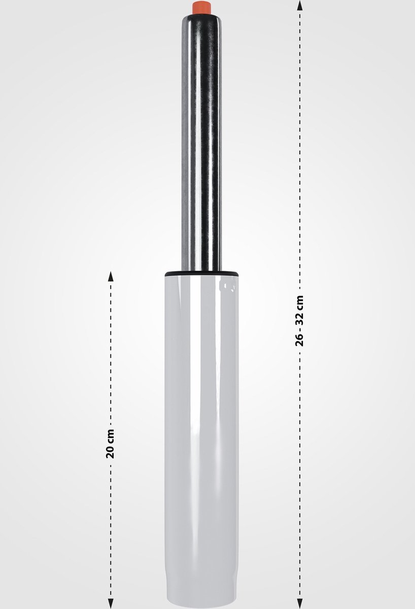 Gasdrukveer bureaustoel 450 kg - lengte 300 mm - 450 mm