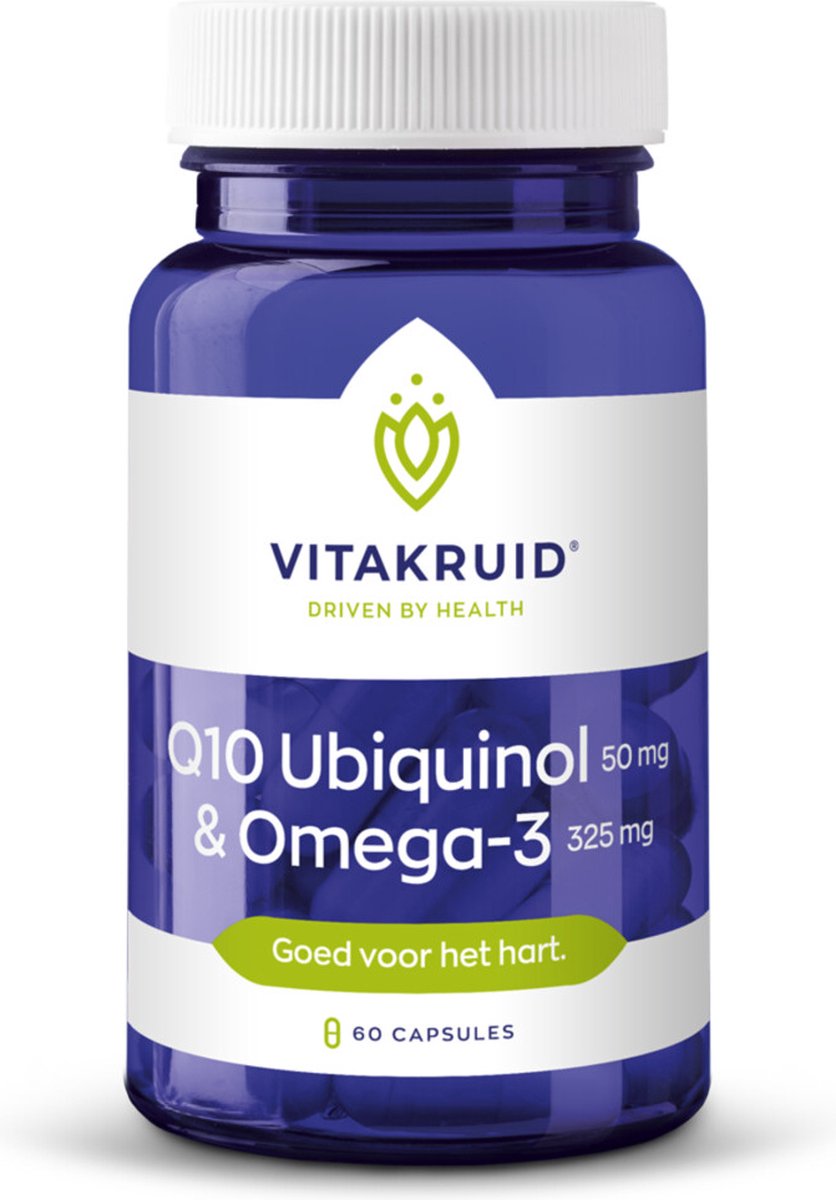Vitakruid Q10 Ubiquinol 50 mg & Omega-3 325 mg 60 capsules - Vitakruid