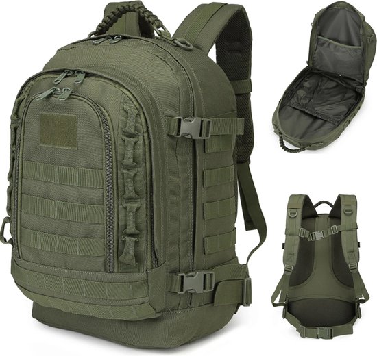 Avoir Avoir®-Militaire Tactische Rugzak-35 Liter-Molle-systeem-Waterdicht-Zwart-Outdoor-Avontuur