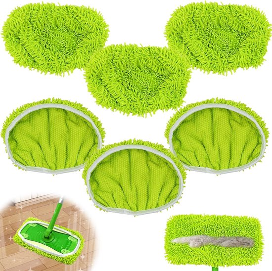 KEEPOW Doekjes voor Swiffer WETJET vloerwissers, wisdoekjes starterkit