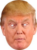 RUBIES FRANCE - Kartonnen Donald Trump masker - Maskers > Half maskers