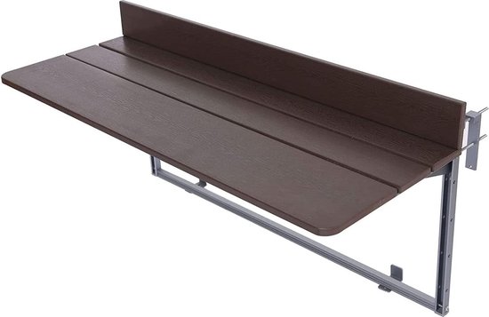 Deuba Mozaïek Balkon Hangtafel – Inklapbaar & Verstelbaar – Groen