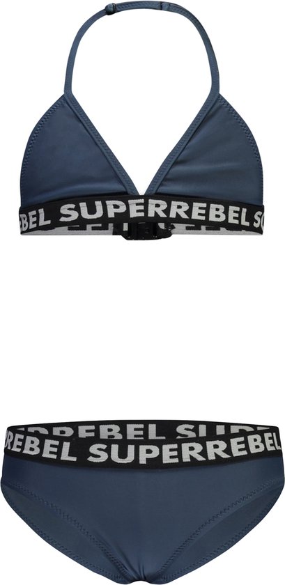 SuperRebel R401-5002 Meisjes Bikini - NAVY - Maat 16-176