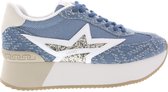 Dames Sneakers Liu Jo Dreamy 03 Ruined Denim Jeansblauw - Maat 37