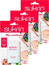 Sukrin | Zoetjes | Erythritol & Stevia | 3 Stuks | 3 x 18 gram