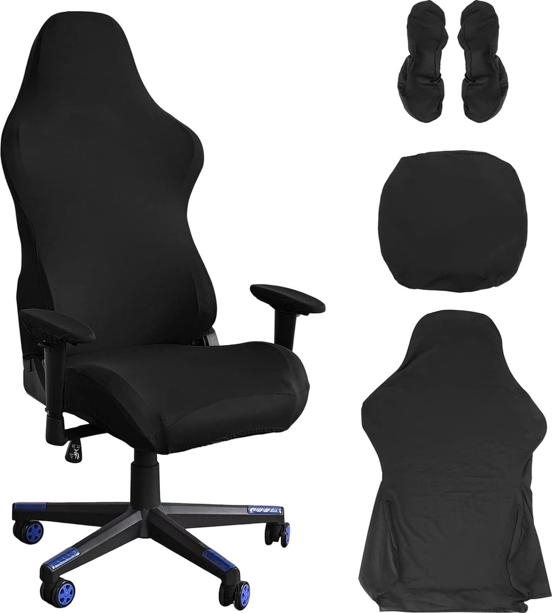 Zerci Hoes voor universele computerstoel, hoes voor game/racestoel