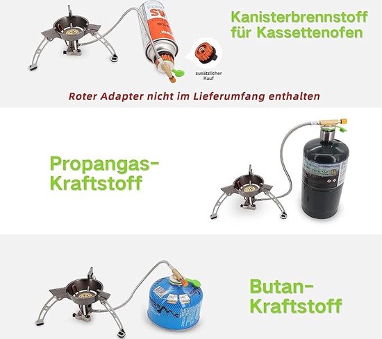 Outdoor Camping Hot Tent Kachel \ kampeergasfornuis Draagbaar inklapbaar, ‎22 x 15 x 10 cm van OutDoor — afbeelding 3