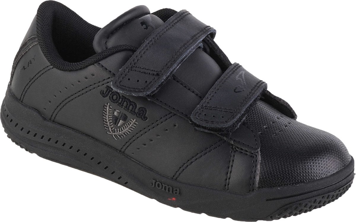 Zwarte Joma Play klittenbandschoenen voor jongens en meisjes, EU 30, met comfortabele en duurzame materialen.