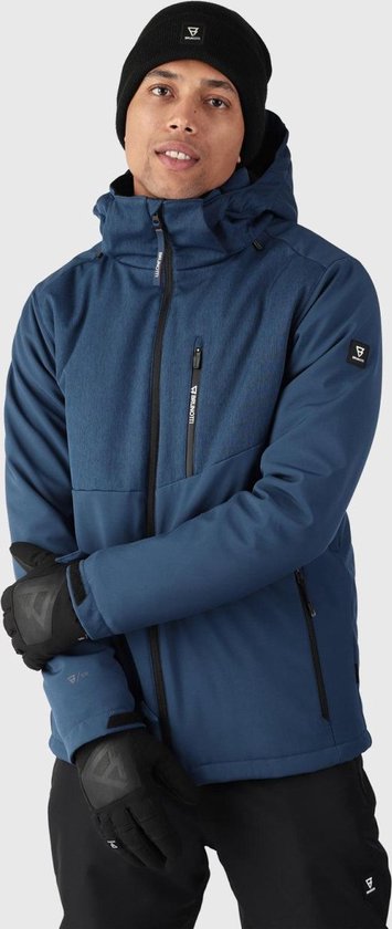 Brunotti Twinstroke softshell winterjas heren marine