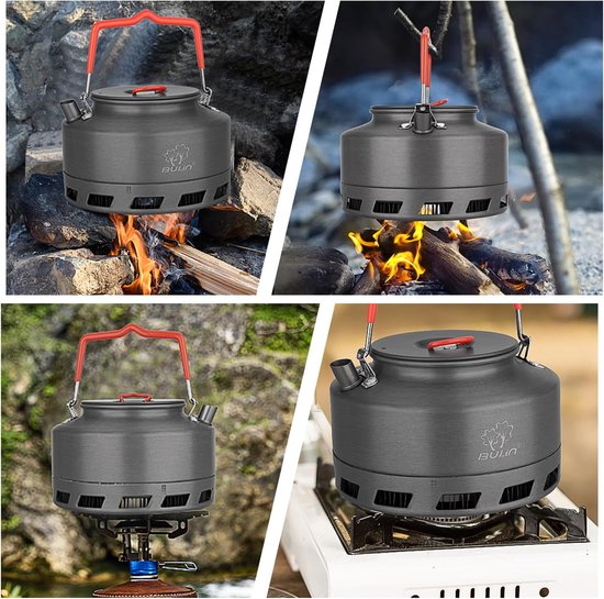 Théière de camping à vendre à chaud bouilloire à eau en acier